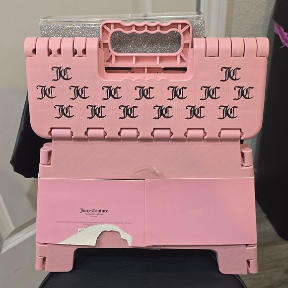 Juicy Couture Home JC Logo Folding Step Stool - Picture 5 of 5